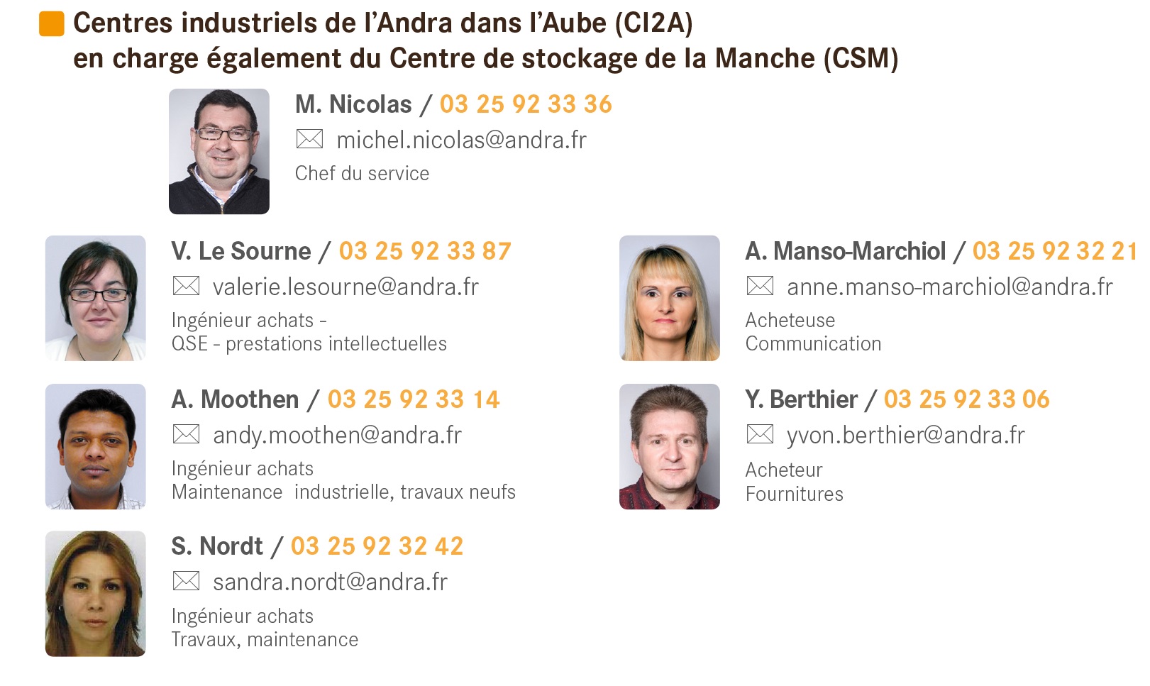 contact andra