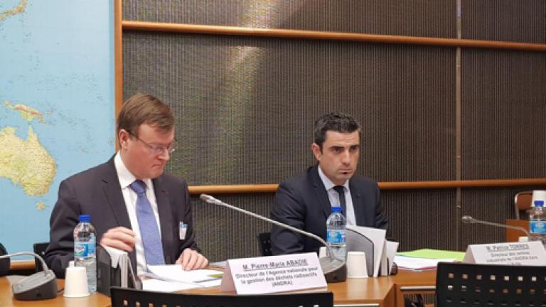 Audition de l'Andra par la commission d'enquête sur la sûreté et la sécurité des installations nucléaires de l'Assemblée nationale